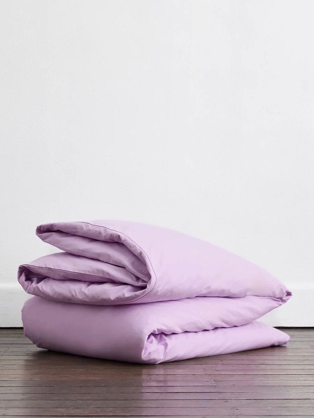 Bed Threads Violet Full Queen Duvet Cover Organic Cotton Percale w 2 Pillowcases